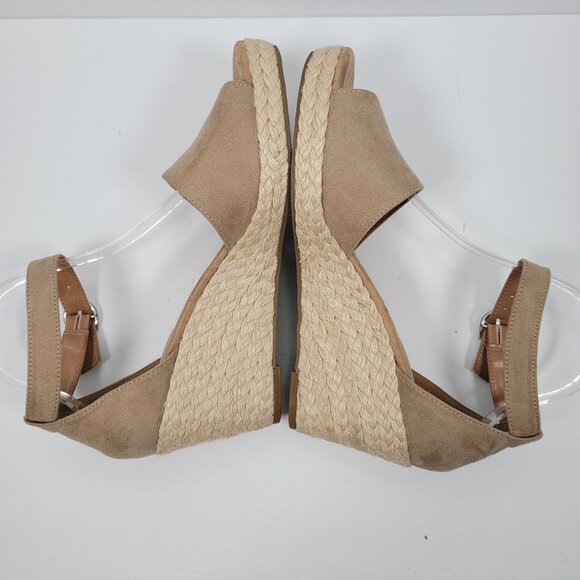 Style & Co Seleeney Women's Light Taupe Wedge Sandals US Size 10M - Picture 7 of 10